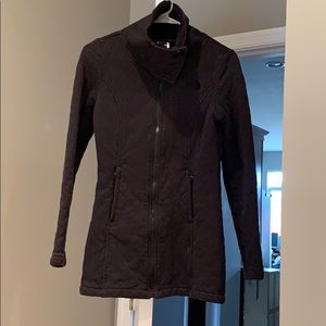 The North Face quilted fleece jacket